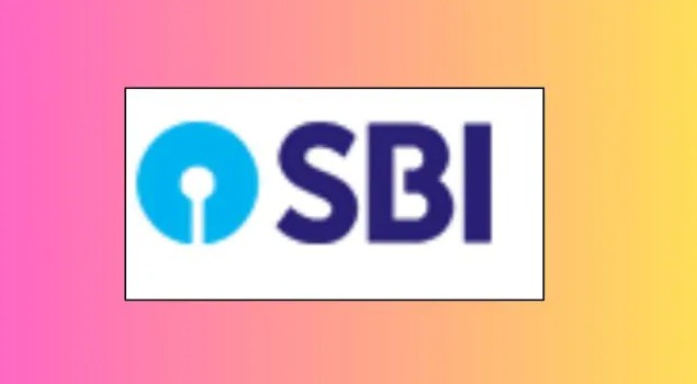SBI headquarters with rising stock market graph